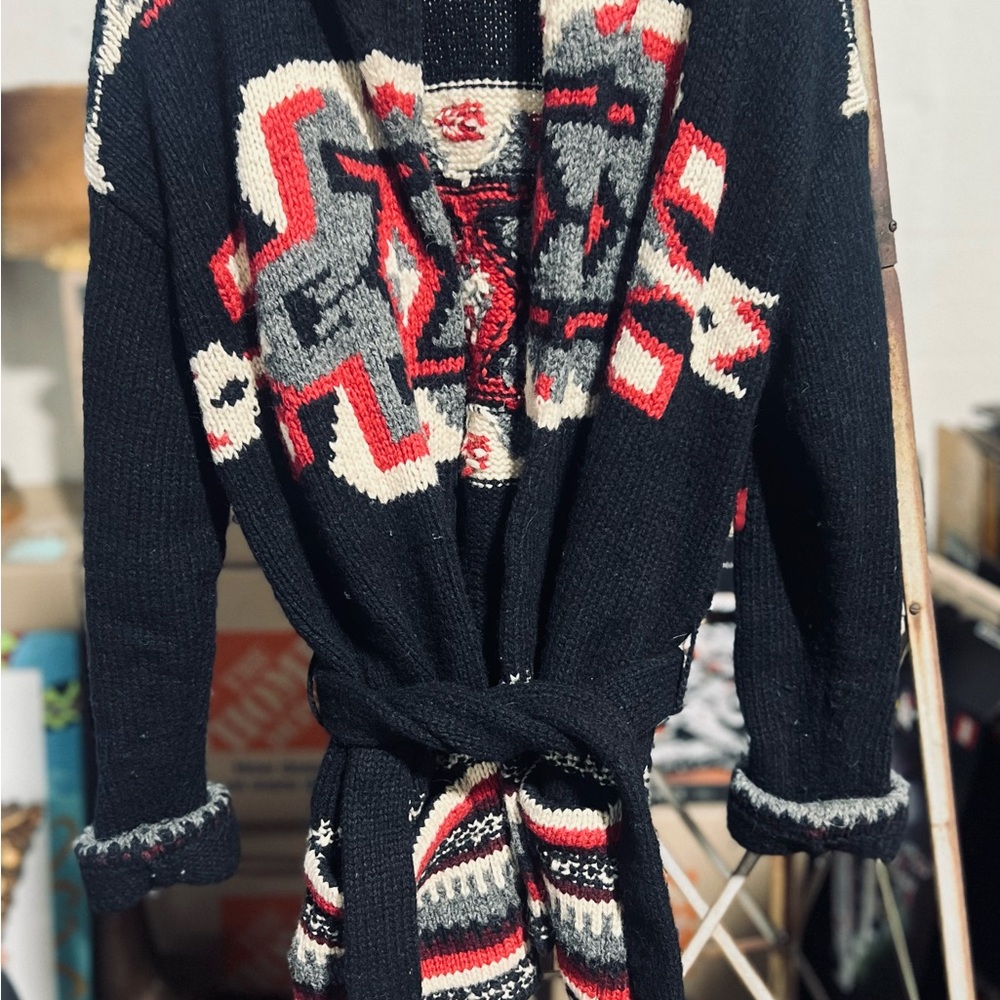 Ralph Lauren Ranch Blanket Cardigan Navajo-Inspired